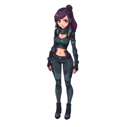 a cyberpunk woman 