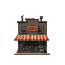 store building with rooftop from zombie apocalypse 