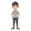 a small man 