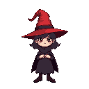 witch, red hat
