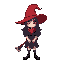 witch, red hat