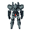 mecha styled as zone of the enders, large reactors, thin legs and arms, missile launchers on shoulders