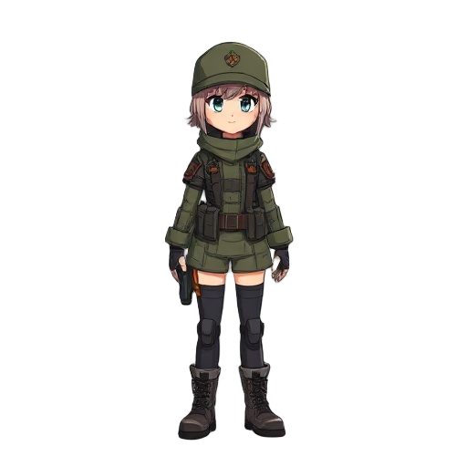 soldiere girl
