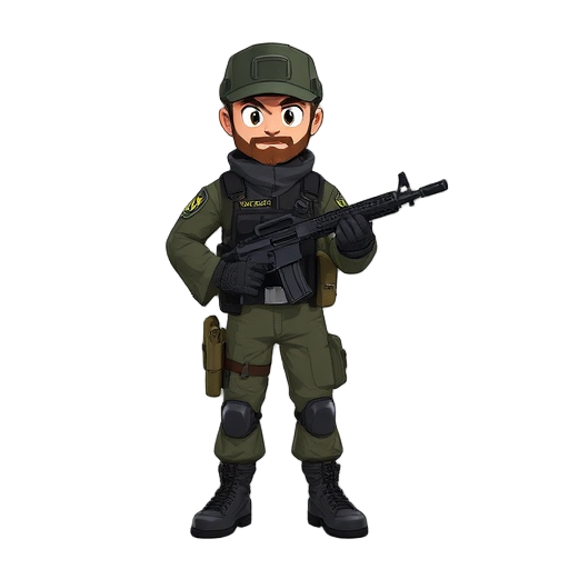 a special force guy with a rife