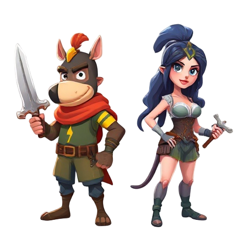 gere um personagem principal do jogo,ele sera uma capivara, ela é uma guerreira,o jogo é inspirado no brasil