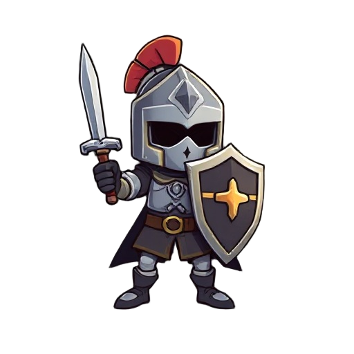 templario com espada e escudo