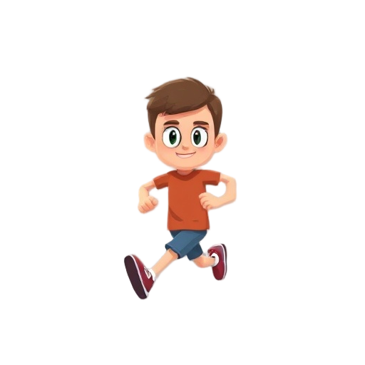 make me a pixel charcter running