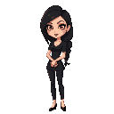 a young woman with a striking,sophisticated appearance,light skin,defined features,and dramatic makeup;hair:long, straight,deep black,side-parted and draped over one shoulder in a braid;eyes:dark,with prominent,thick,extended black cat-eye eyeliner;lips:r