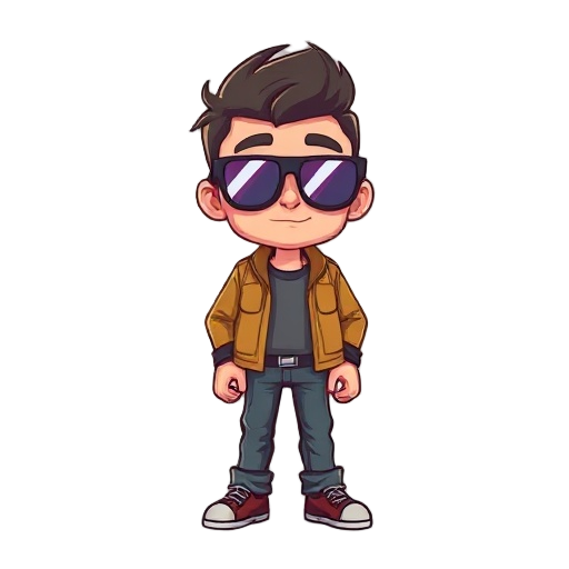 now put a retrowave sunglasses on him
