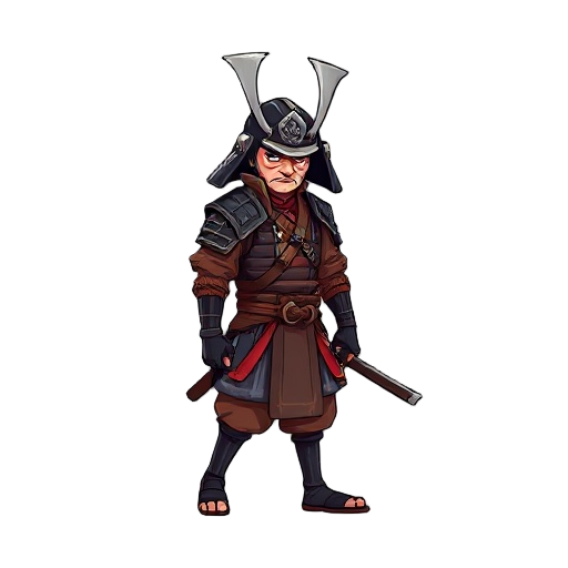 samurai walking 