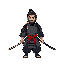 samurai walking 