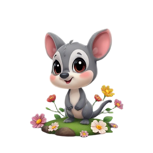 uma pequena criatura da floresta 