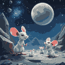 on the planet magrathea, arthur dent and his companions encounter white mice who reveal their true nature: they are hyperintelligent creatures who have ruled the earth for millions of years. the mice 