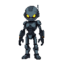 crie um cyborg, com a cabeça sendo humana, e do pescoço pra baixo sendo tudo partes mecanicas eu quero q ele seja um cyborg, (humano com partes mecanicas), a cabeça dele deve ser humana, ja o resto do corpo partes mecanicas, e faça-o virado para a esquerd