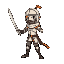 fencer, character, tall