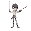 fencer, character, tall, skinny