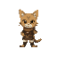 cat soldier style zelda rpg soft line 3/4