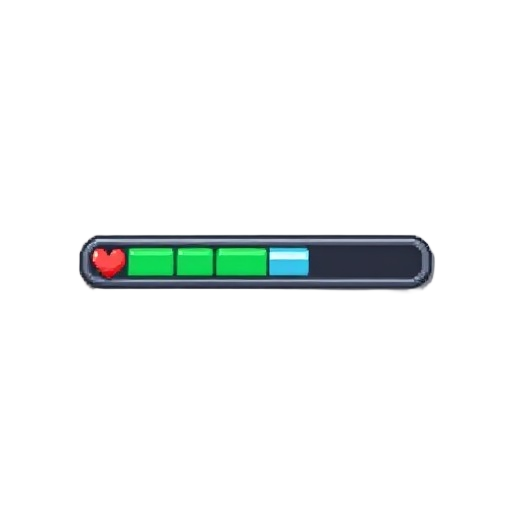 pixel health bar