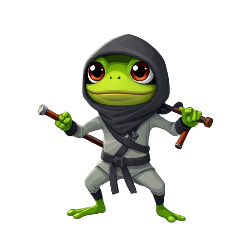 pepe the frog as a ninja