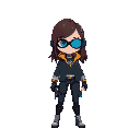 a cyberpunk girl inspired by the cyberpunk edgerunner series