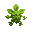 green spitit monster made of leaves