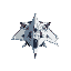 create an unmanned and technologically advanced jet fighter inspired by the ghost x-9 from the anime movie macross plus for a top down vertical shoot em up