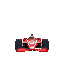 dude image showing two simple indy cars at the indy 500 race. low camera angle. cars heading straight towards viewer 