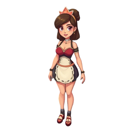 a busty barmaid