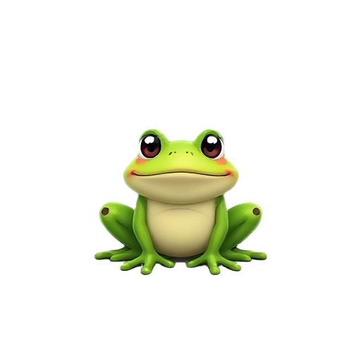 generte a crtoonish frog