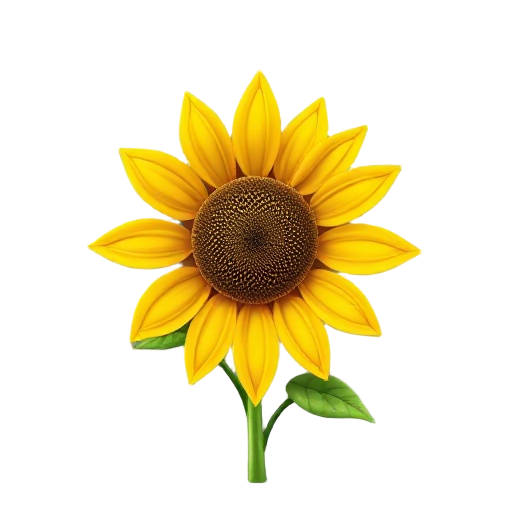 photorealistic sunflower