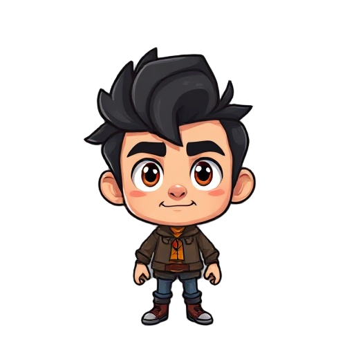 faça um personagem principal que é um personagem medroso
