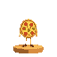 humanoid pizza for a platform game