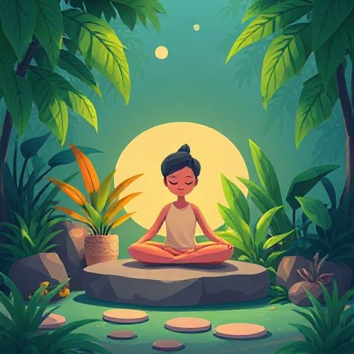nature plant eco amazonia cozzy lofi meditation e  studing
