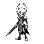 o personagem vai ser quem asriel de undertale so com sclera preta e olhos vermelhos e cabeça de bode e uma espada negra 