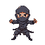 a ninja sprite sheet 4 direction