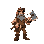 lumberjack with big axe