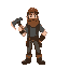 lumberjack with big axe