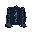 generate a pull lever for a dungeon game, the theme is a dark blue, a beige, a very soft pink and black, a morbid and dark atmosphere