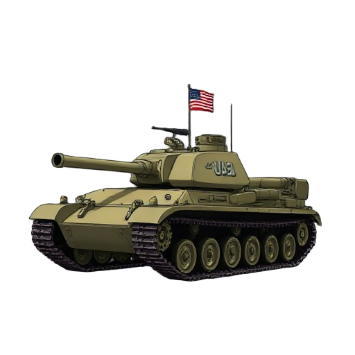 i need a us battle tank in a advance war style