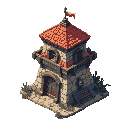 armored gatling gun tower