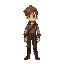 personaje de fantasia rpg, humano, hombre, cabello castaño claro