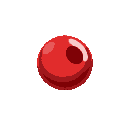 flat and concave red blood cell