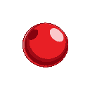 flat and concave red blood cell