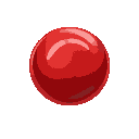 flat and concave red blood cell