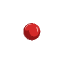 flat and concave red blood cell