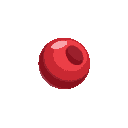 flat and concave red blood cell