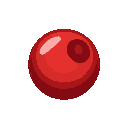 flat and concave red blood cell