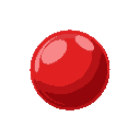 flat and concave red blood cell