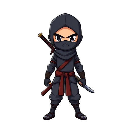 ninja con espada 
