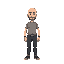 named bald man with no features